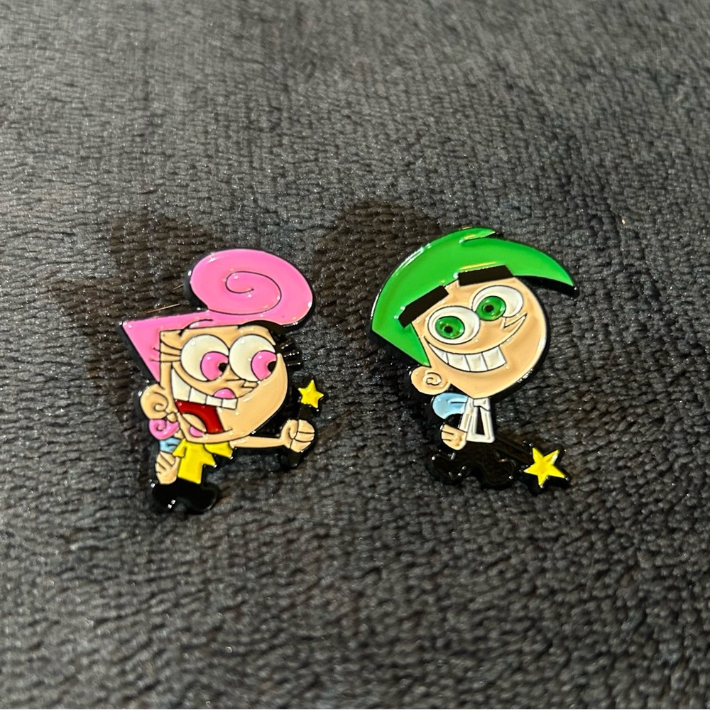 The Fairly OddParents - Cosmo and Wanda - Enamel Pin Set
